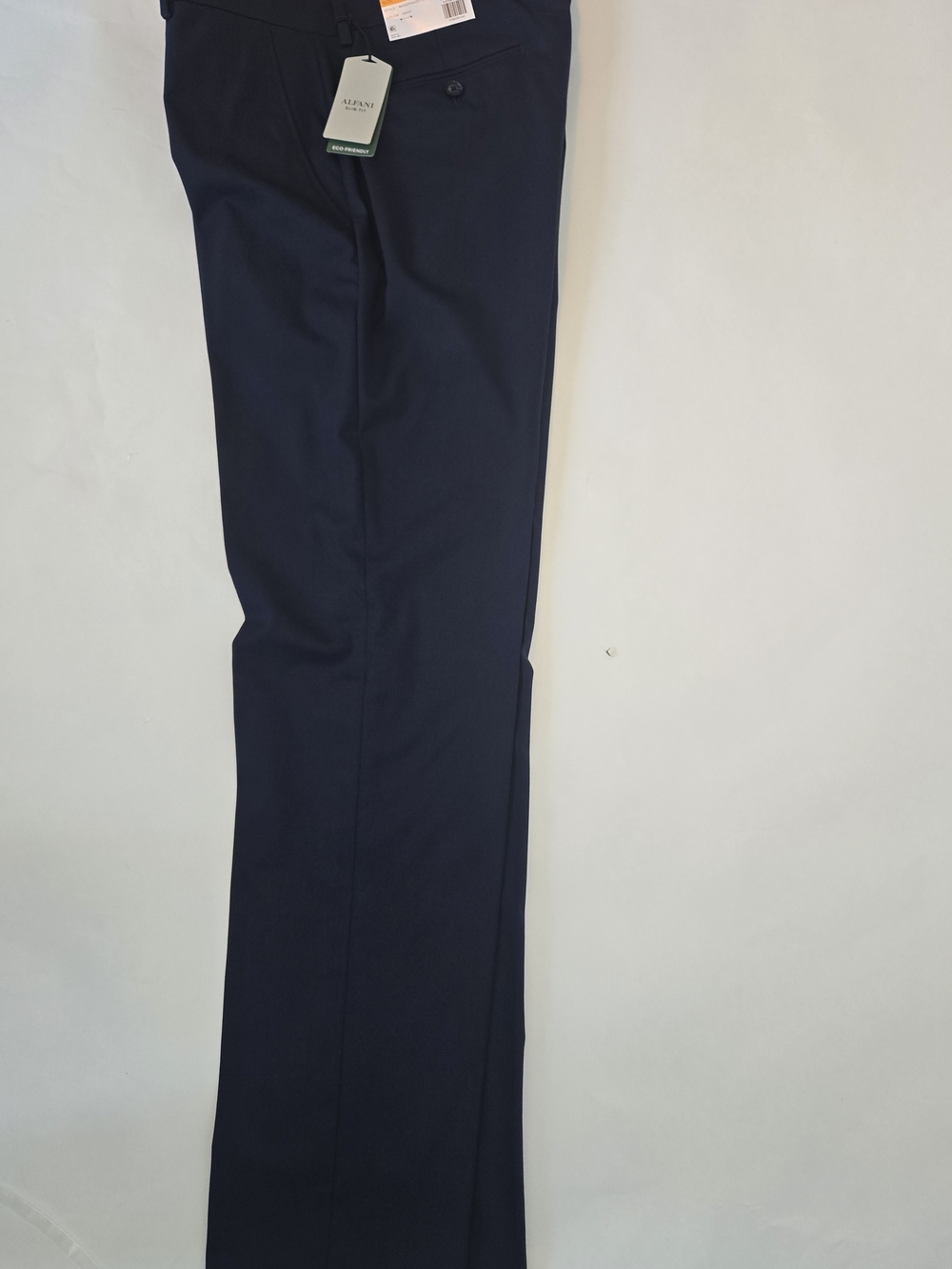 Alfani Men's Dark Navy Stretch Dress Pants 33 W 32 L NWT - Picture 7 of 9